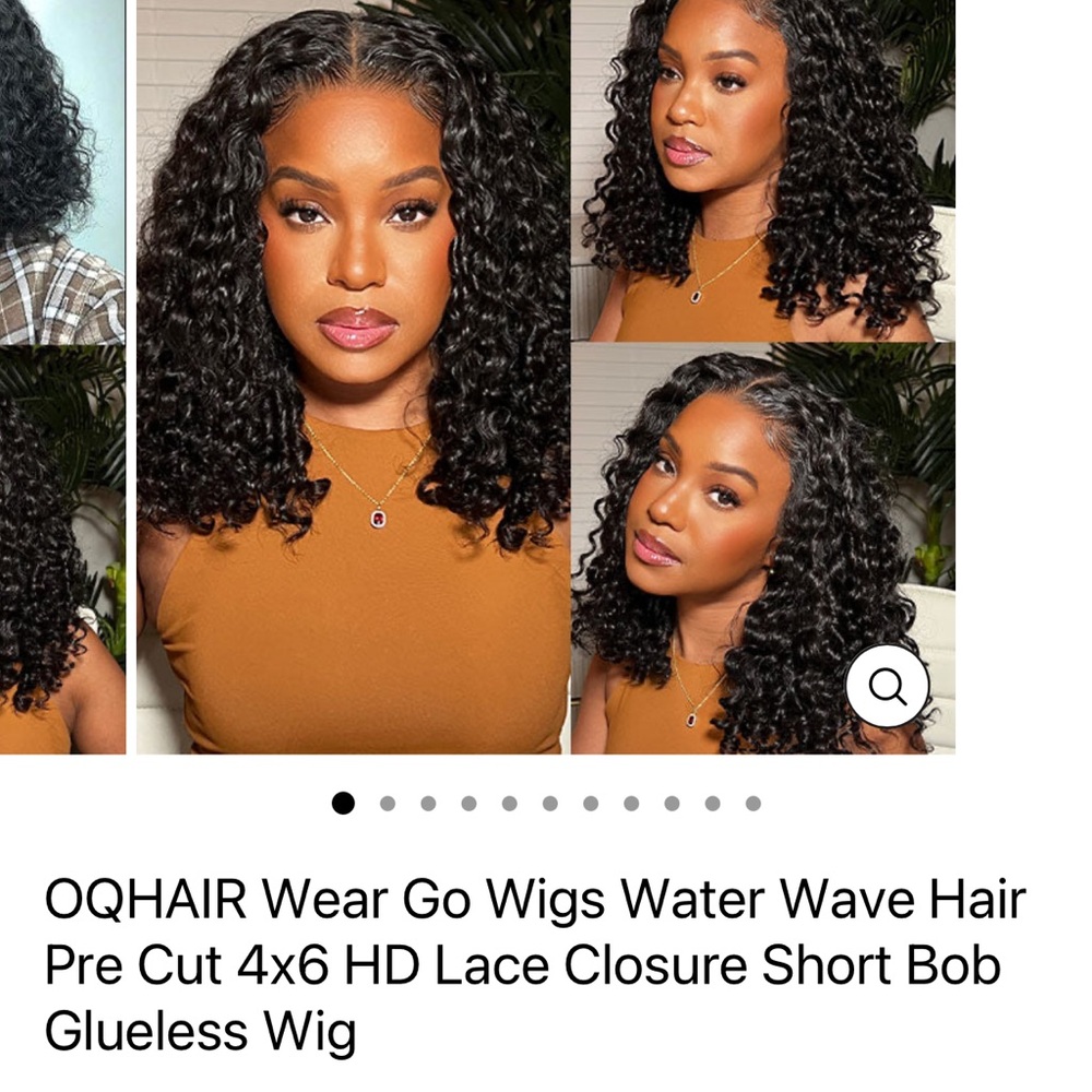 OQ Water Wave wear and go wig